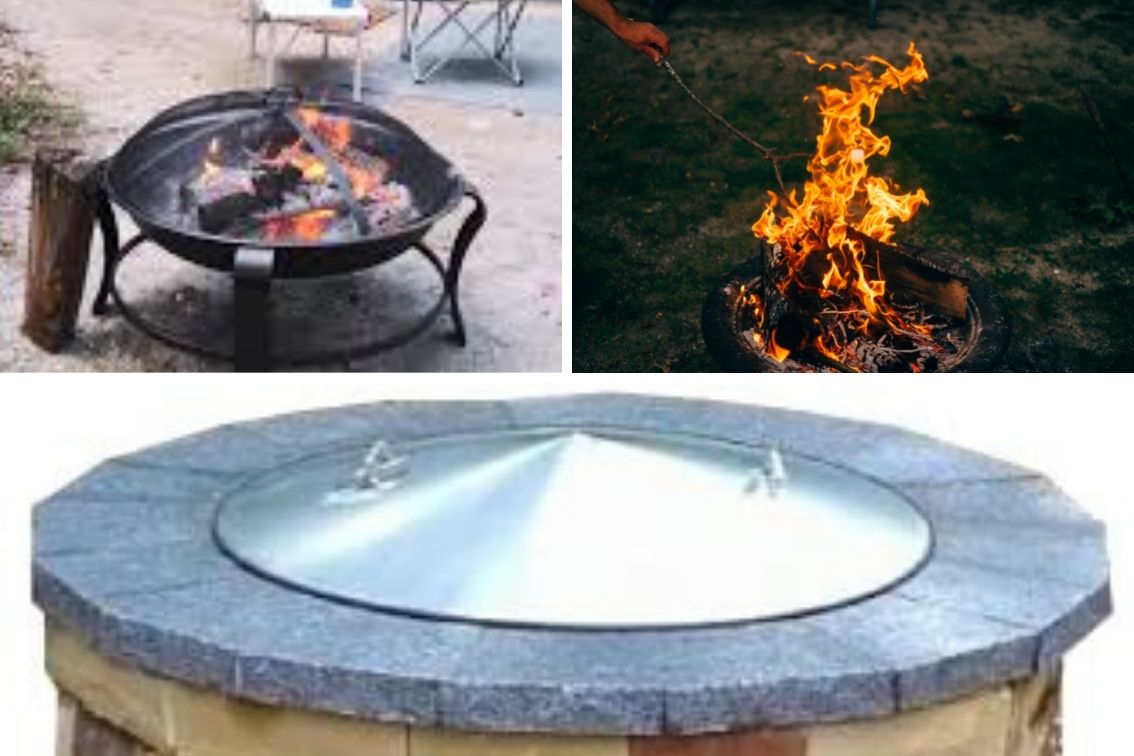 FIRE PIT SCREENS AND COVERS
